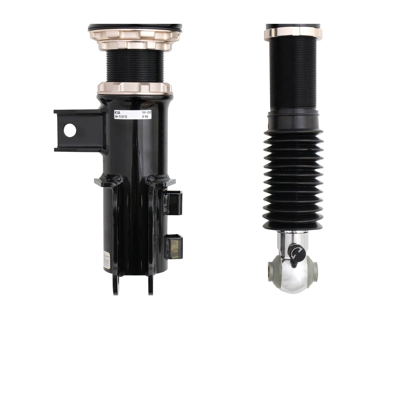 BC Racing BR Coilovers for 14-18 Kia Forte Coupe & Sedan (BCR.W-09-BR)