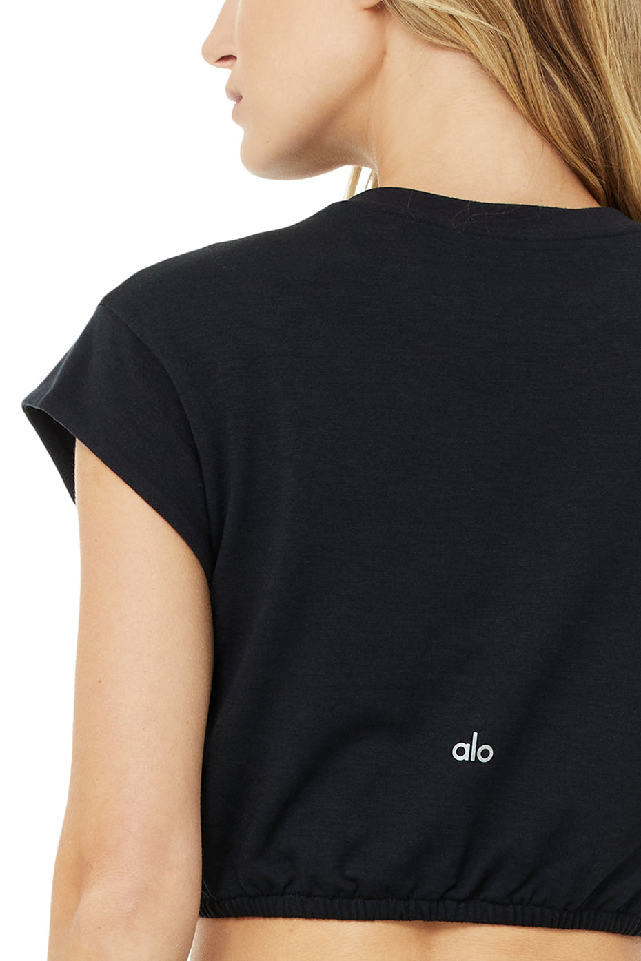 Dreamy Crop Short Sleeve - Black