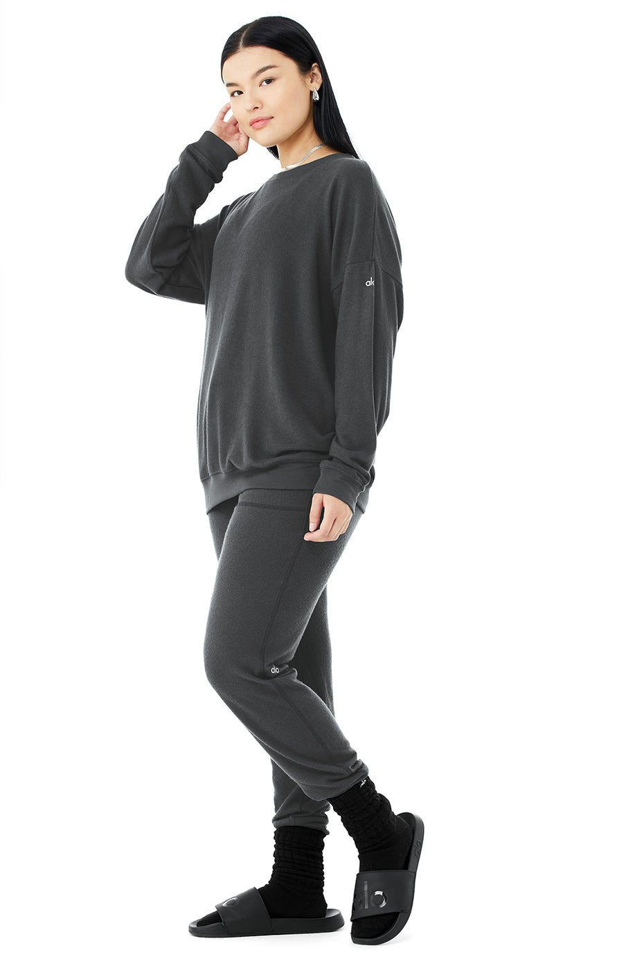 Soho Pullover & Soho Sweatpant Set - Anthracite