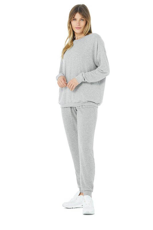 Soho Pullover & Soho Sweatpant Set - Athletic Heather Grey