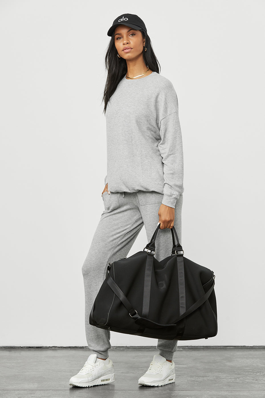 Soho Pullover & Soho Sweatpant Set - Athletic Heather Grey