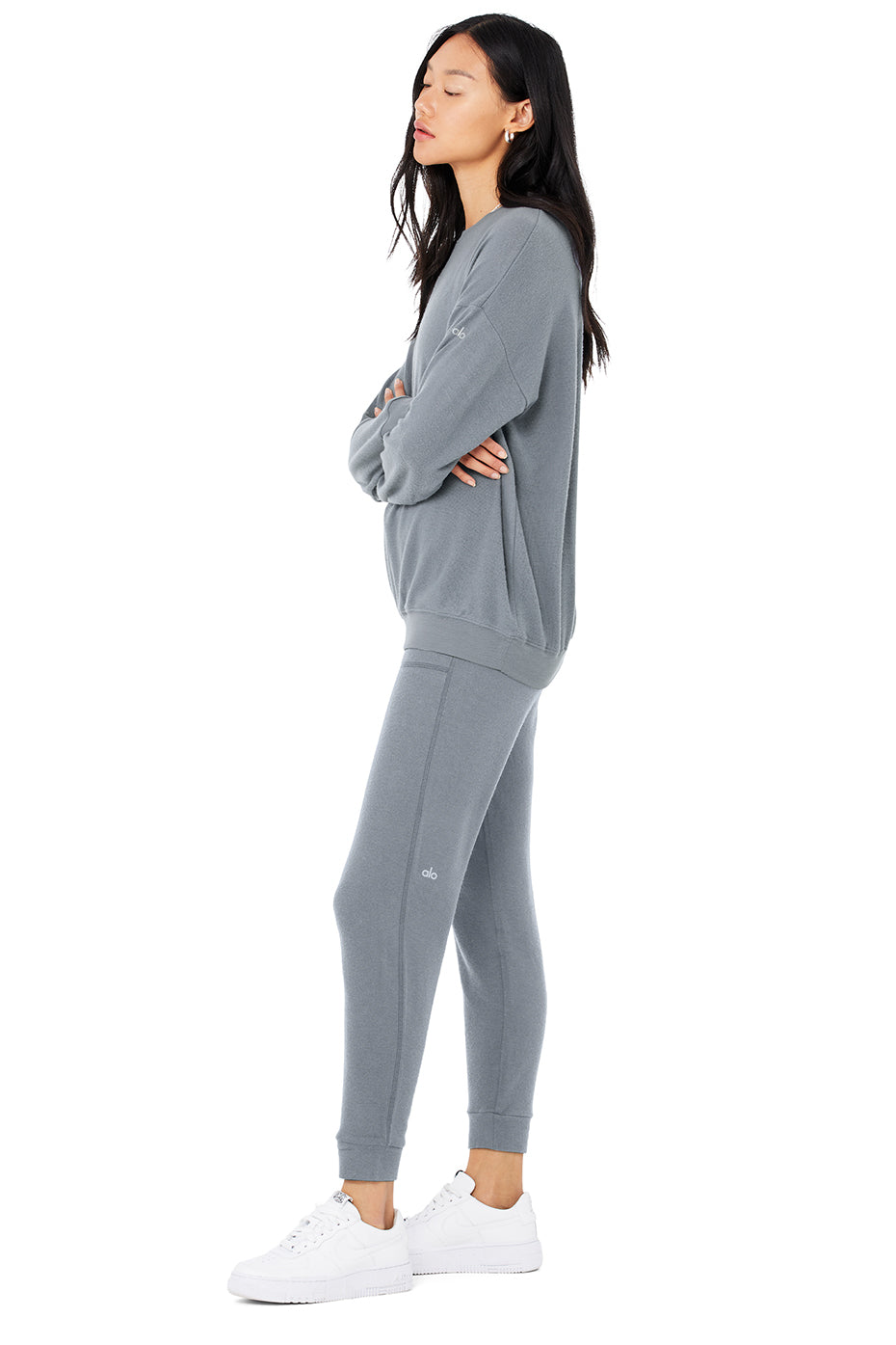 Soho Pullover & Soho Sweatpant Set - Steel Blue