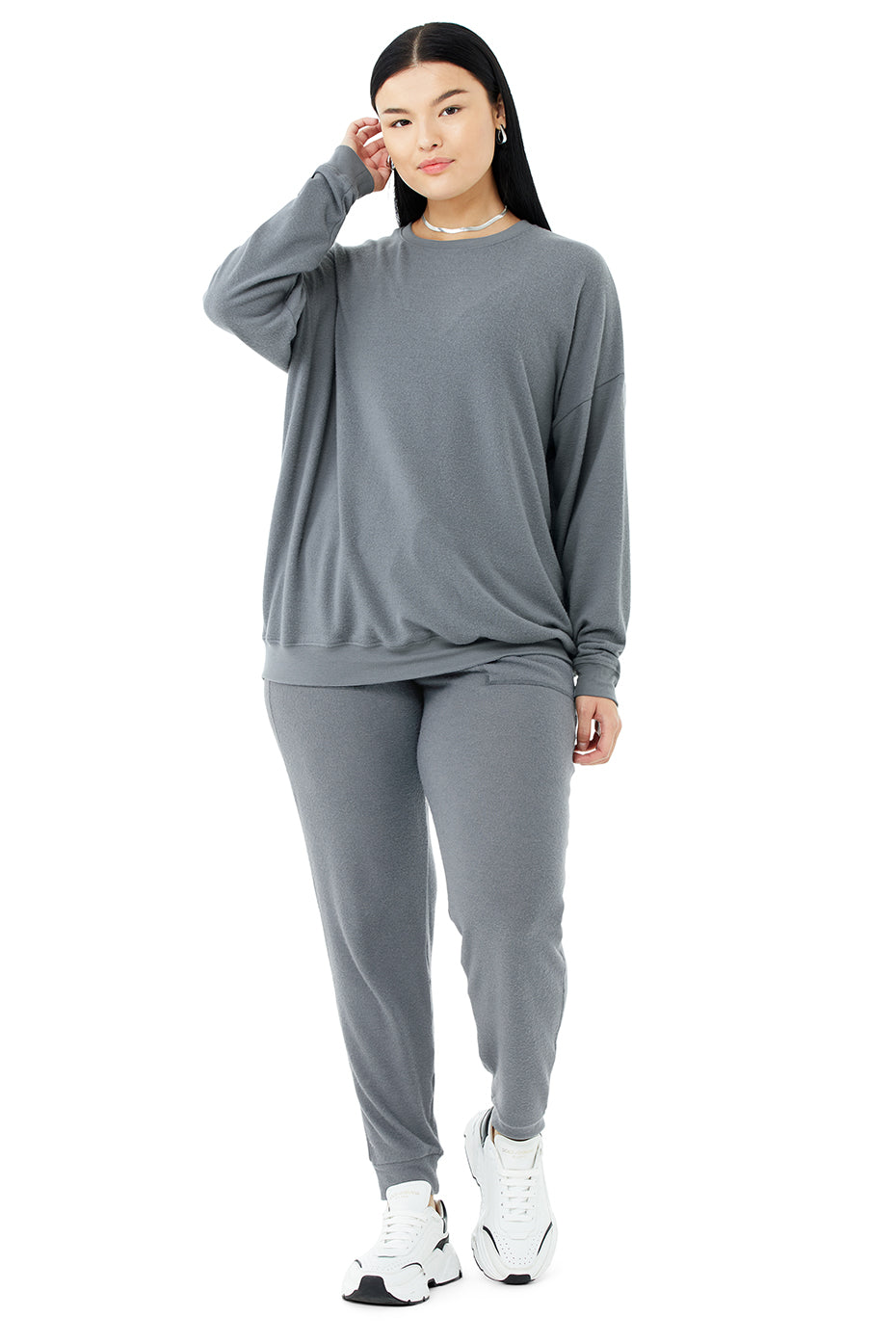 Soho Pullover & Soho Sweatpant Set - Steel Blue
