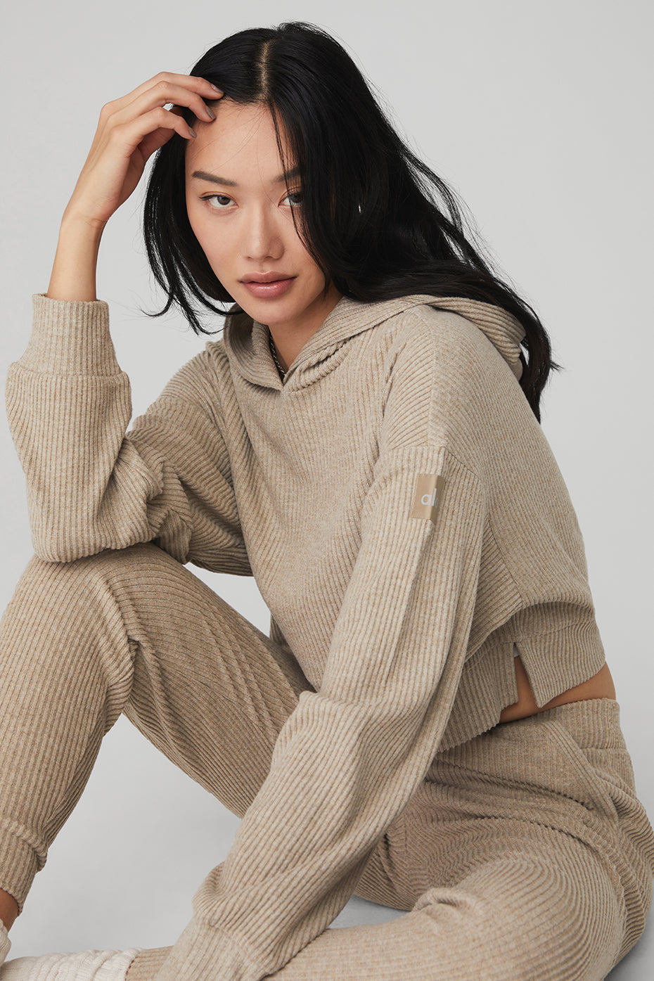 Muse Sweatpant & Hoodie Set - Gravel Heather