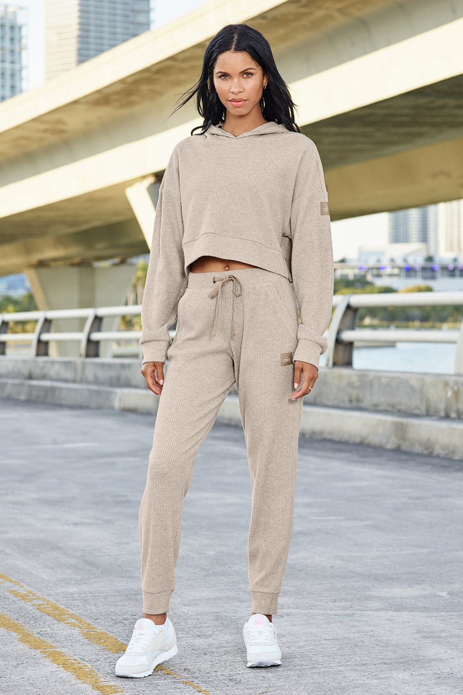 Muse Sweatpant & Hoodie Set - Gravel Heather