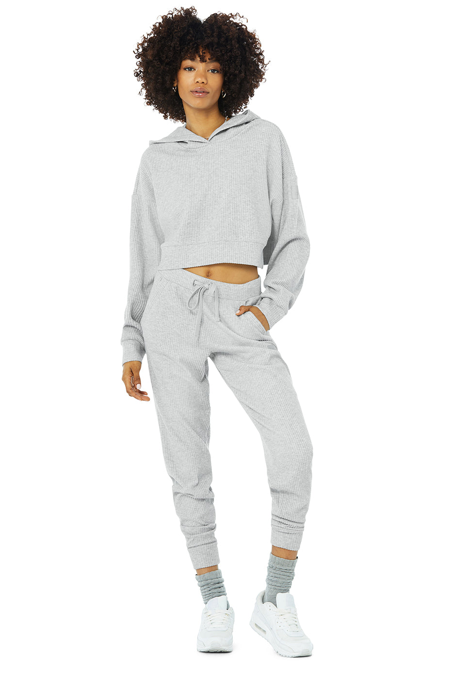 Muse Sweatpant & Hoodie Set - Athletic Heather Grey