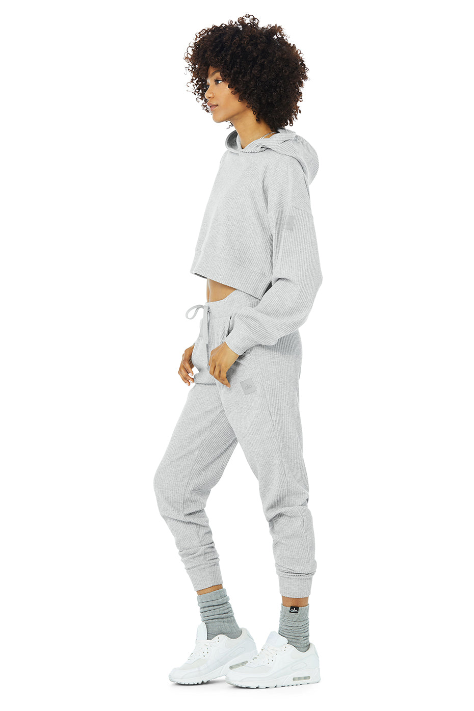 Muse Sweatpant & Hoodie Set - Athletic Heather Grey