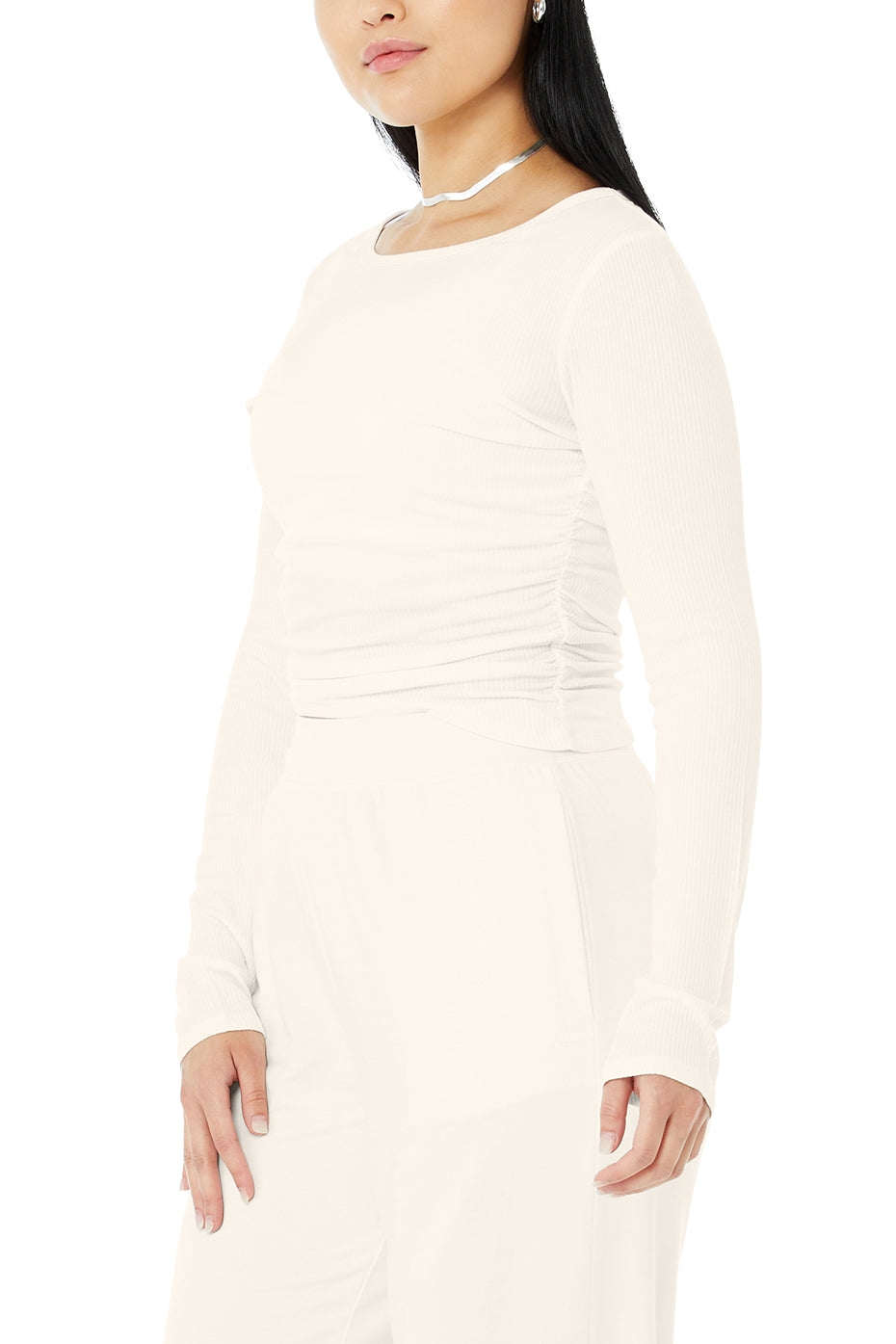 Gather Long Sleeve - Ivory