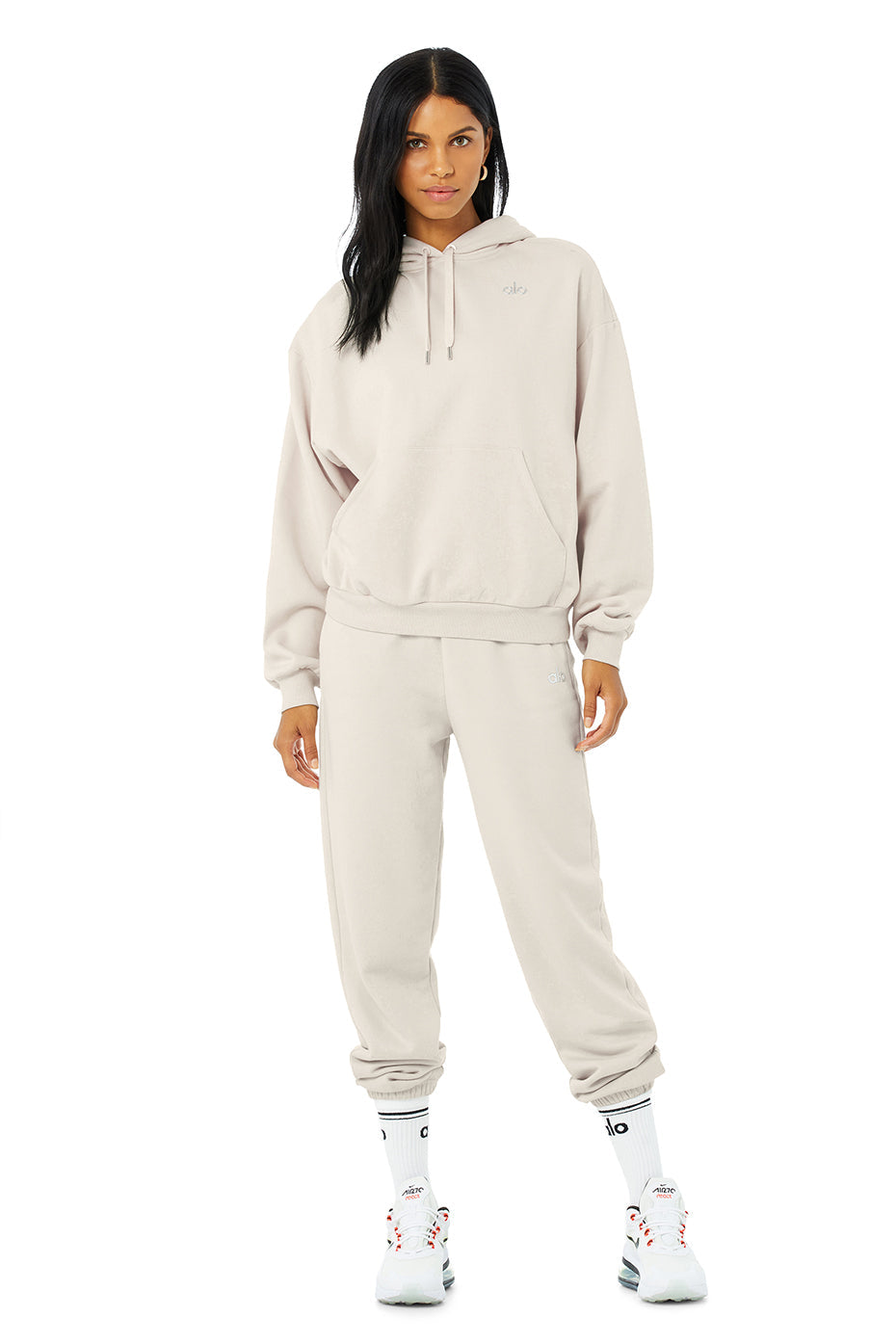 Accolade Hoodie & Accolade Sweatpant Set - Bone