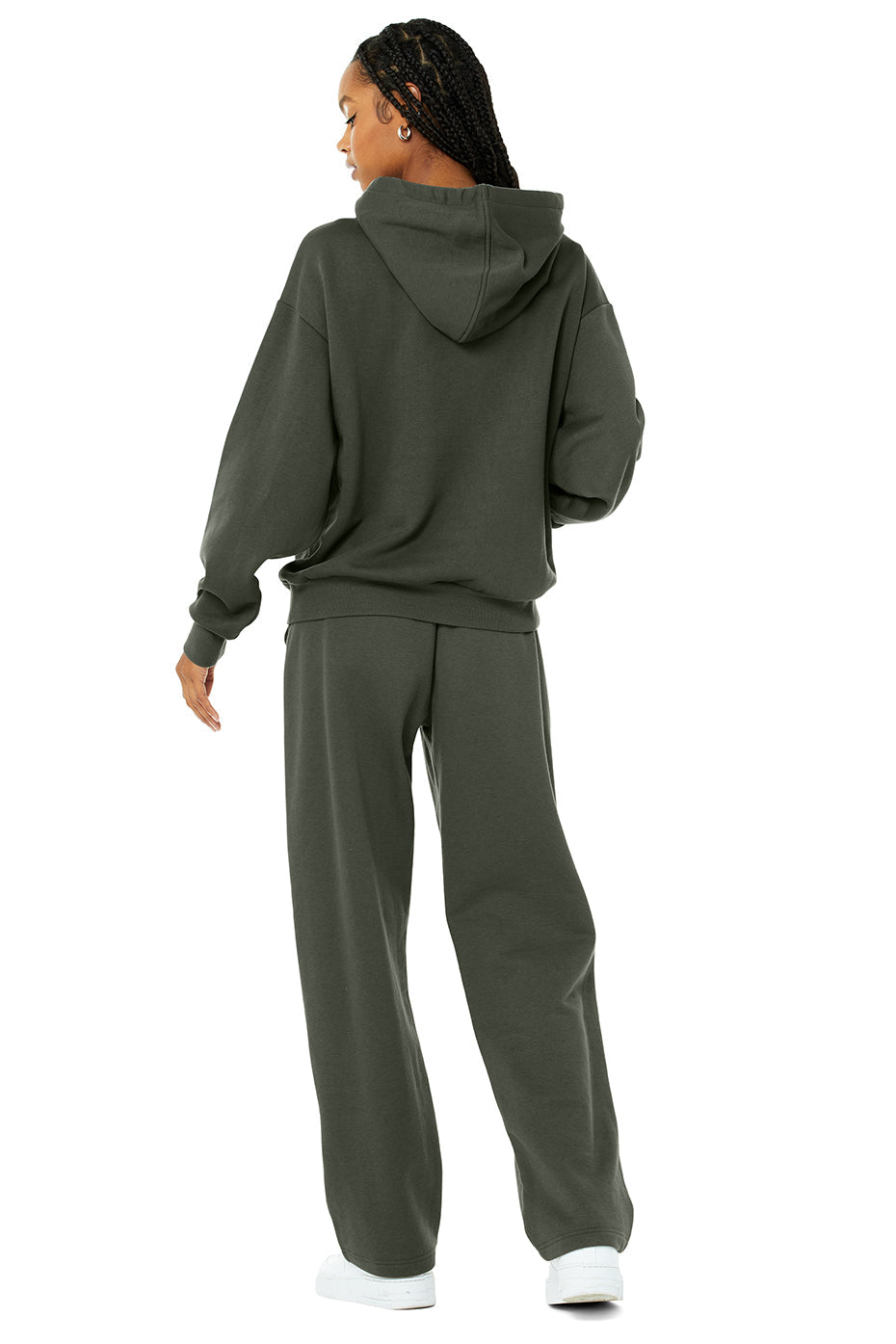 Accolade Hoodie & Accolade Straight Leg Sweatpant Set - Dark Cactus