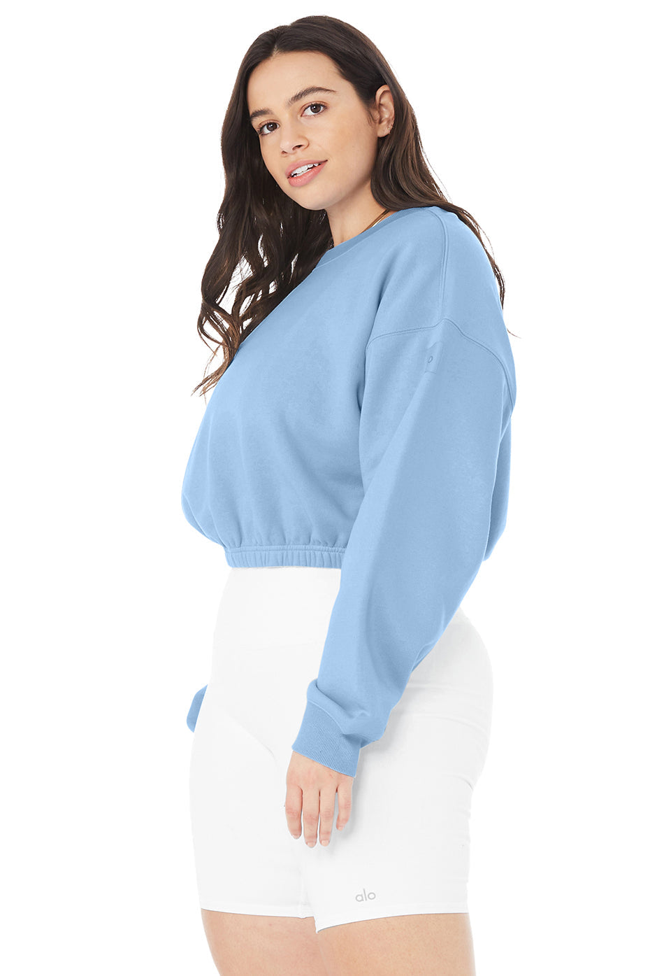 Devotion Crew Neck Pullover - Blue Skies