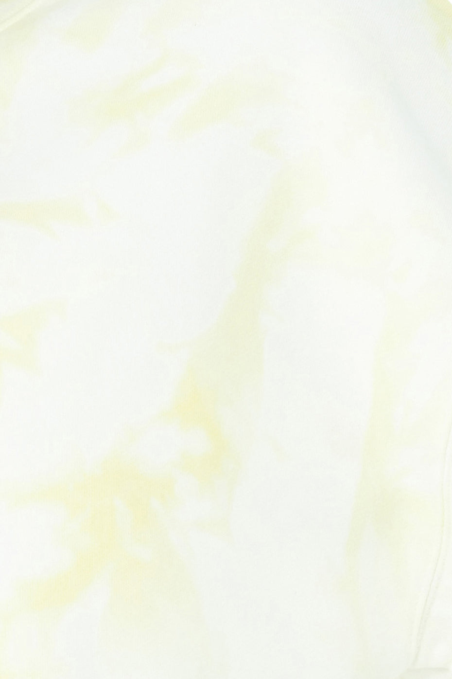Tie-Dye Extreme Crop Crew Neck - Buttercup/White Tie-Dye