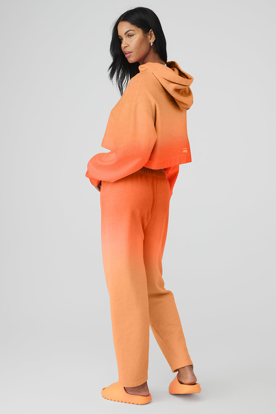 Ombre Bae Hoodie & Straight Leg Ombre Sweatpant Set - Summer Sunset