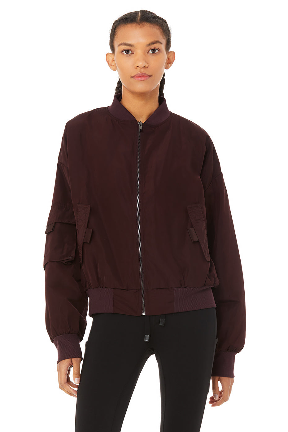 It Girl Bomber - Oxblood