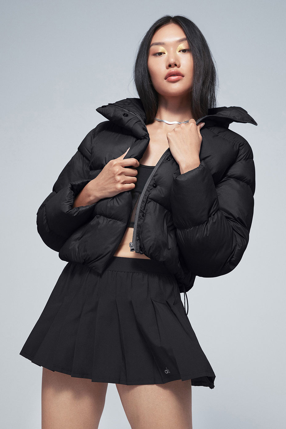 Gold Rush Puffer - Black
