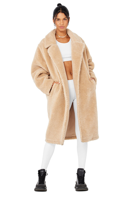 Oversized Sherpa Trench - Camel