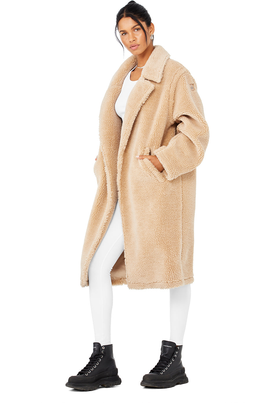 Oversized Sherpa Trench - Camel