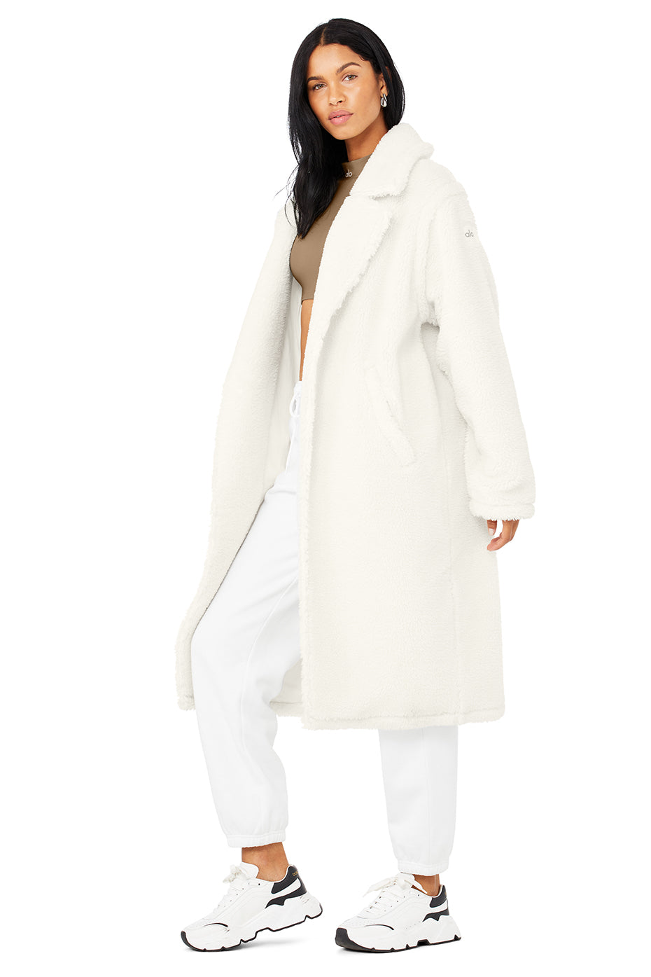 Oversized Sherpa Trench - Ivory