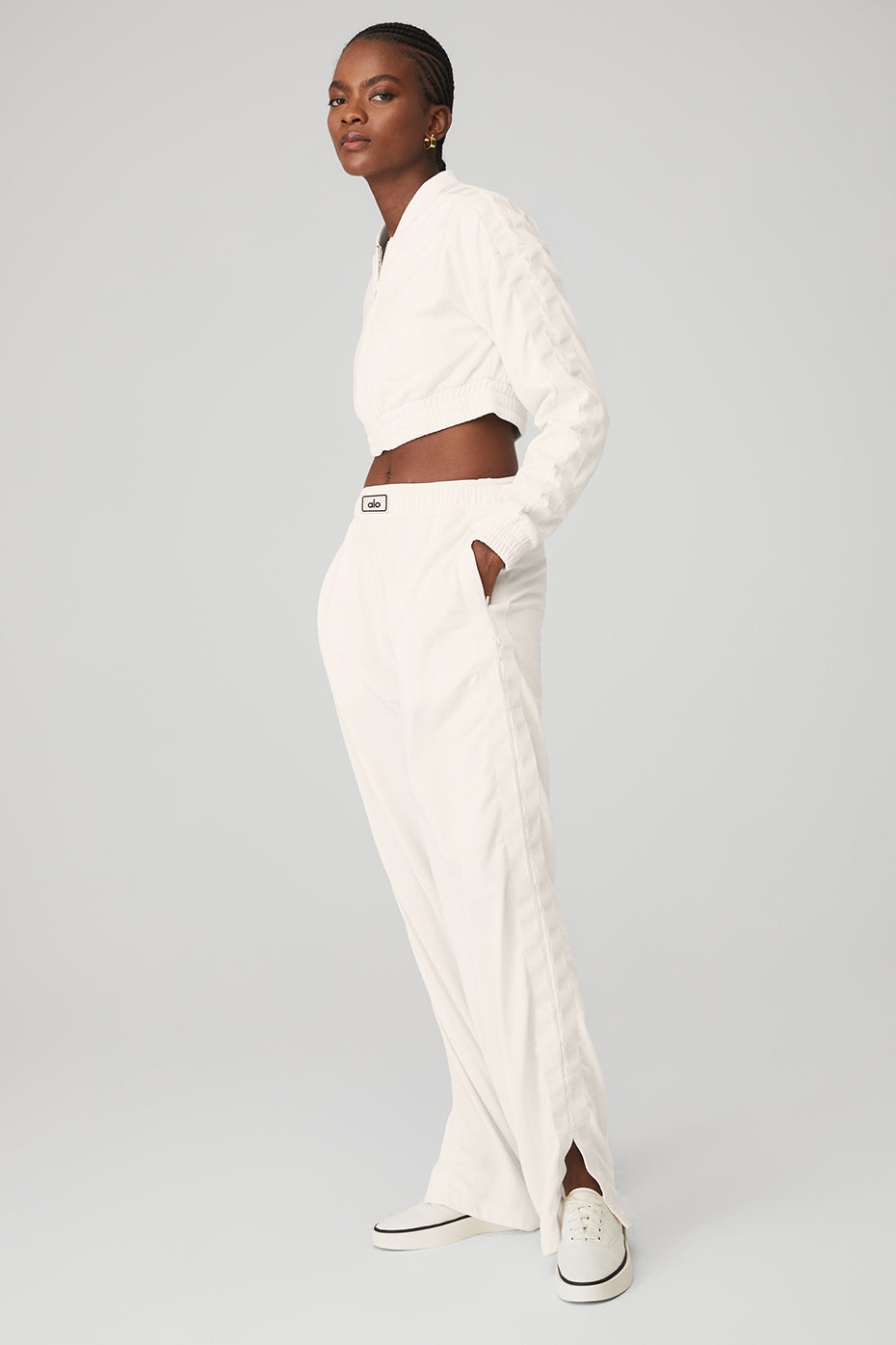 Cropped Prizewinner Jacket & Prizewinner Pant Set - Ivory