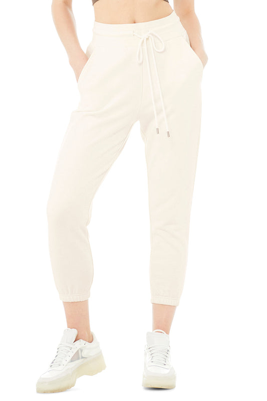 7/8 Easy Sweatpant - Ivory