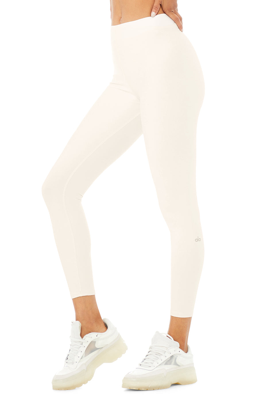 Airlift High-Waist 7/8 Corset Legging - Ivory
