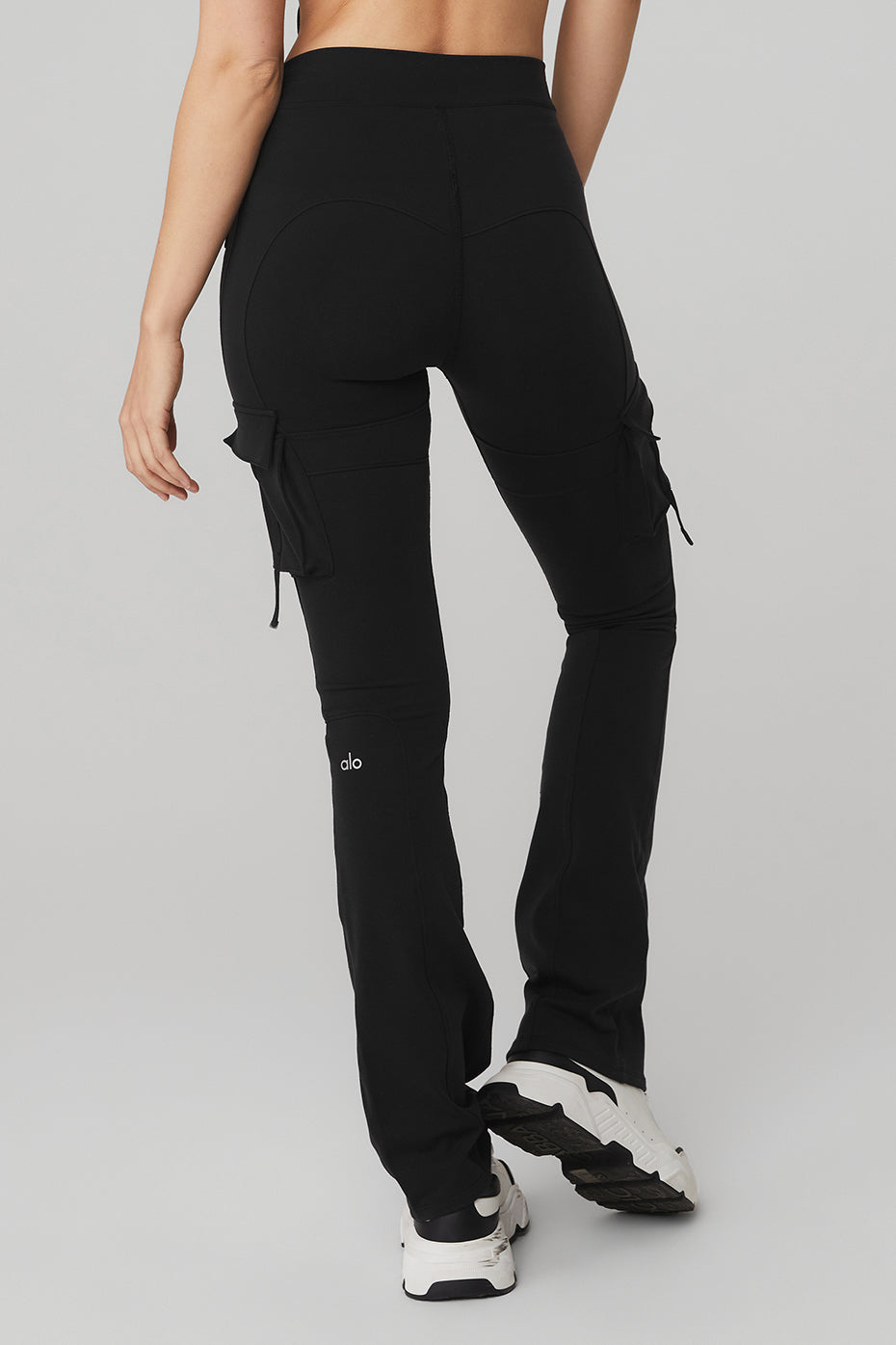 High-Waist Catch The Vibe Flare Legging - Black