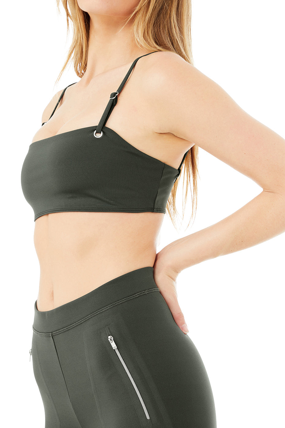 High-Waist Thrill Seeker Legging - Dark Cactus