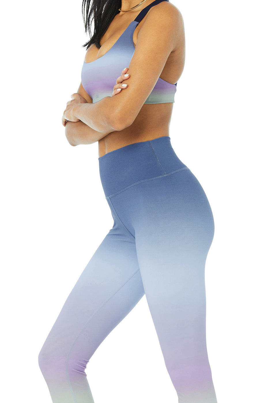 Vapor High-Waist Gradient Dusk Legging - Dusk Sky