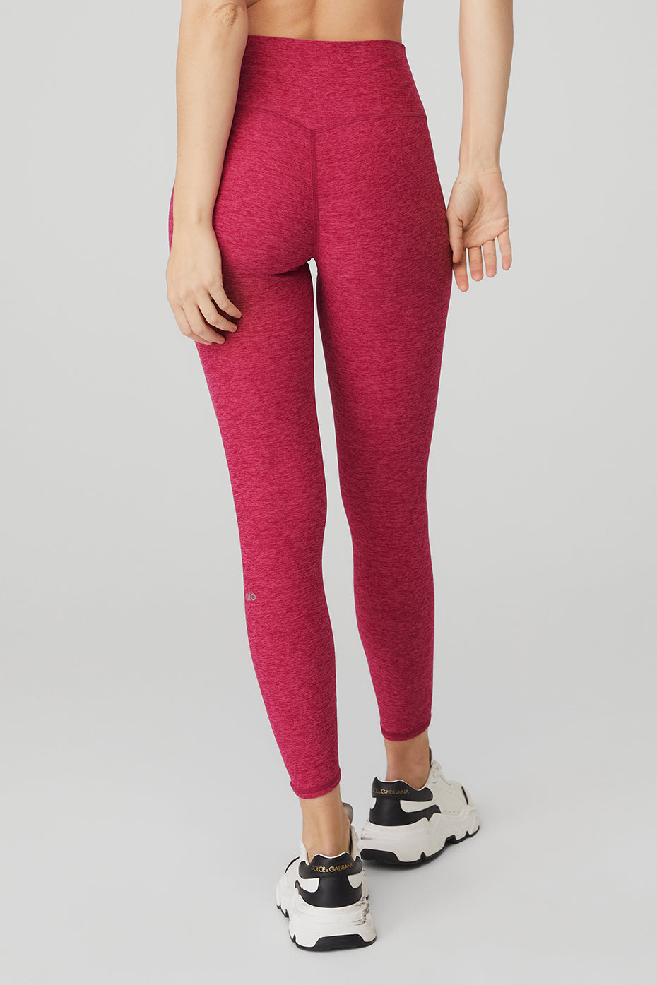 Alosoft High-Waist 7/8 Highlight Legging - Magenta Crush Heather