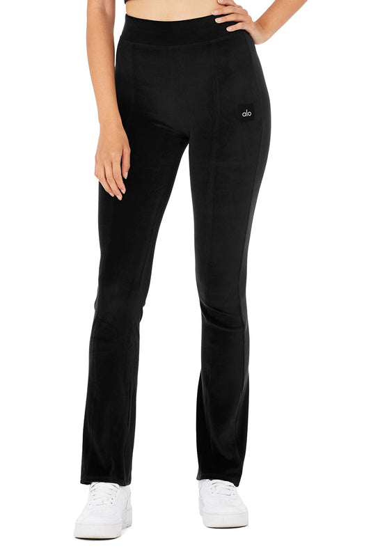 Velour Flare - Black