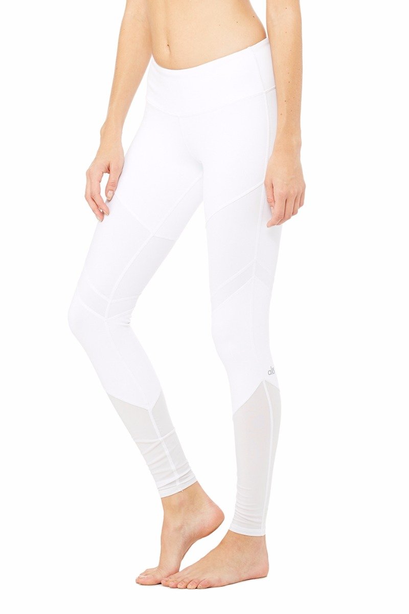 Sheila Legging - White/White Glossy/White