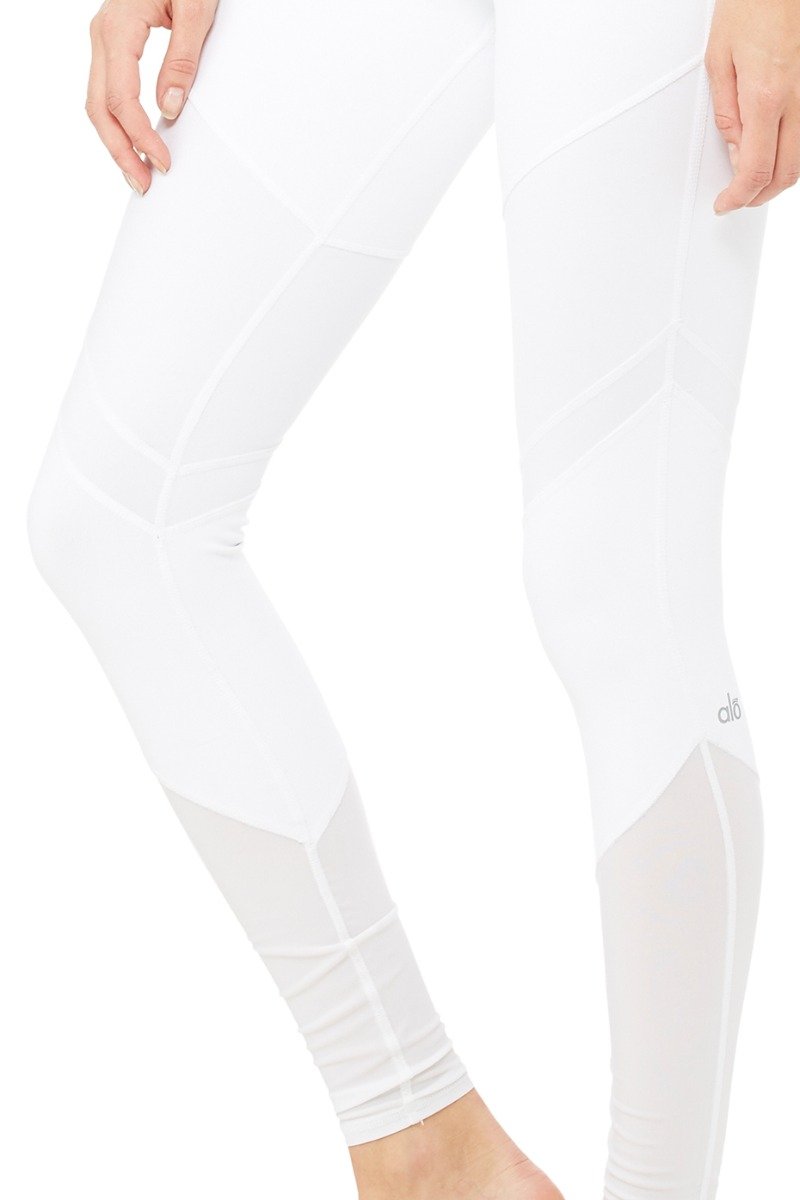 Sheila Legging - White/White Glossy/White