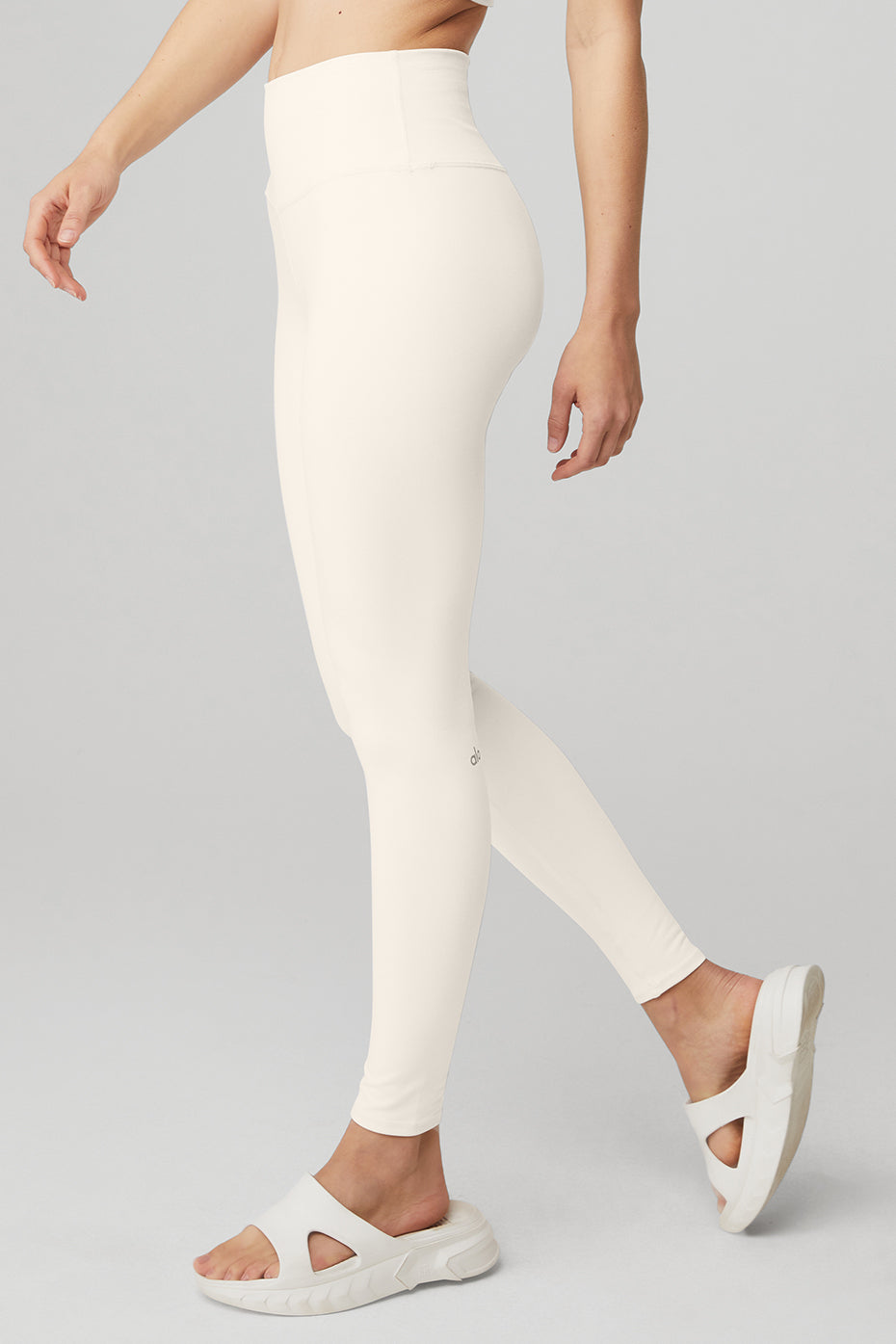 High-Waist Airbrush Legging - Ivory