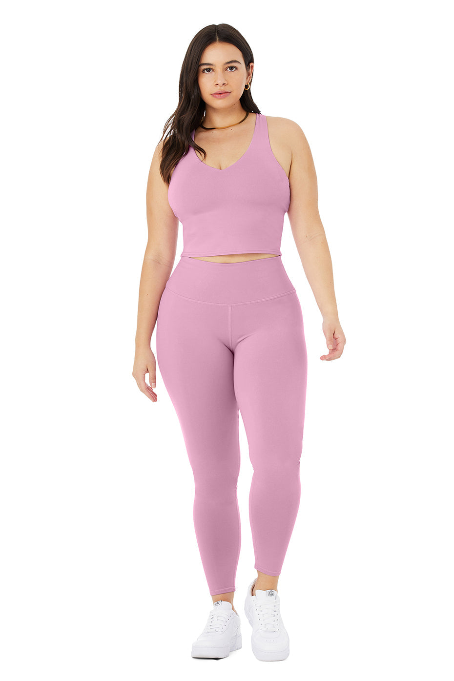 High-Waist Airbrush Legging - Pink Lavender