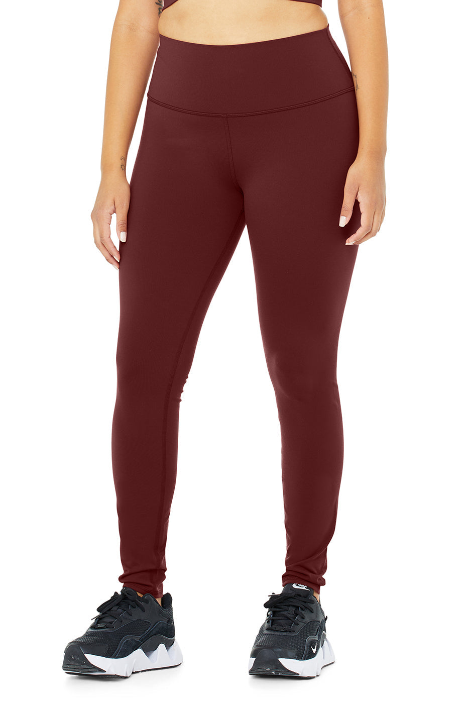 High-Waist Airbrush Legging - Cranberry