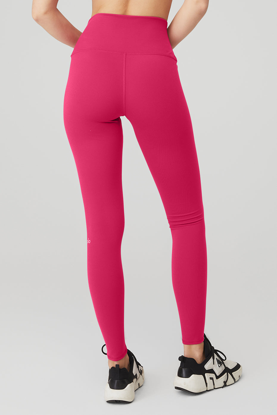 High-Waist Airbrush Legging - Magenta Crush