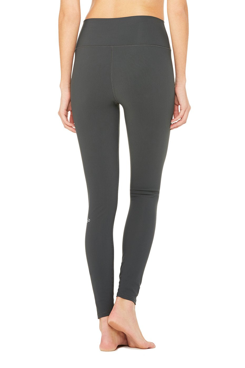 High-Waist Ripped Warrior Legging - Anthracite