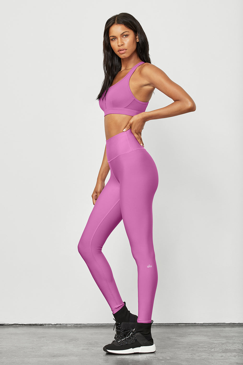 High-Waist Airlift Legging - Electric Violet