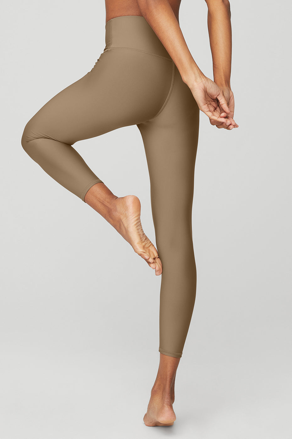 High-Waist Airlift Legging - Gravelstone