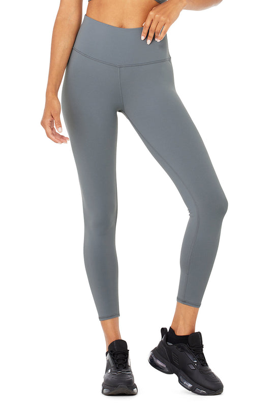 7/8 High-Waist Airbrush Legging - Steel Blue