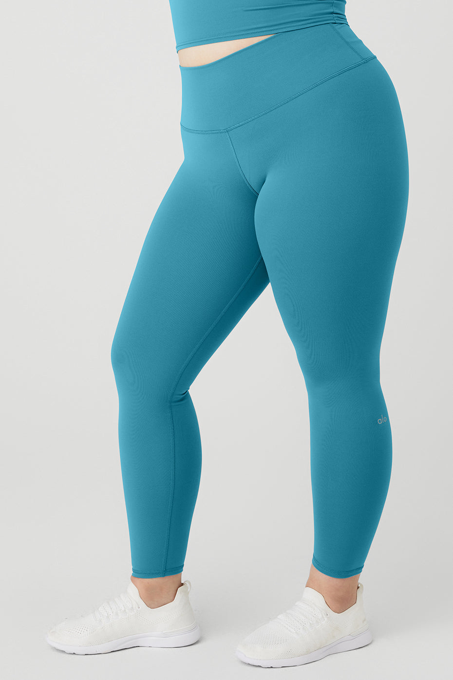 7/8 High-Waist Airbrush Legging - Blue Splash