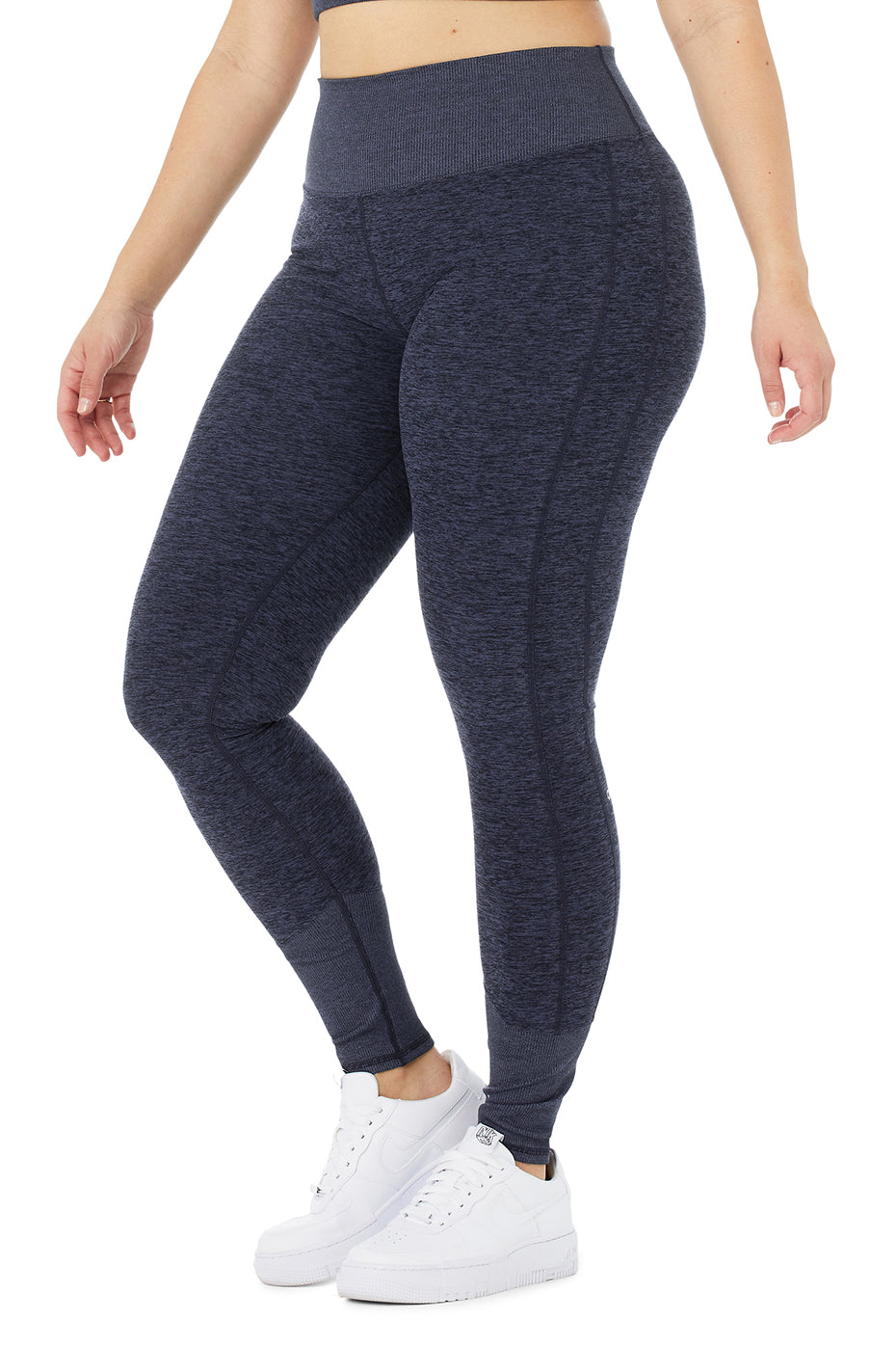 High-Waist Alosoft Lounge Legging - Rich Navy Heather
