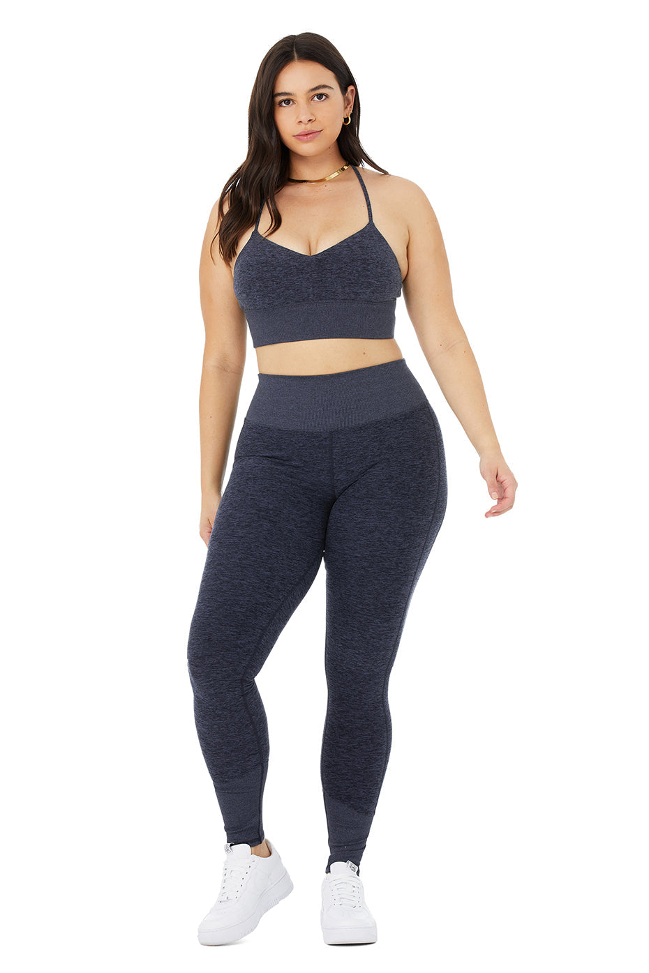 High-Waist Alosoft Lounge Legging - Rich Navy Heather