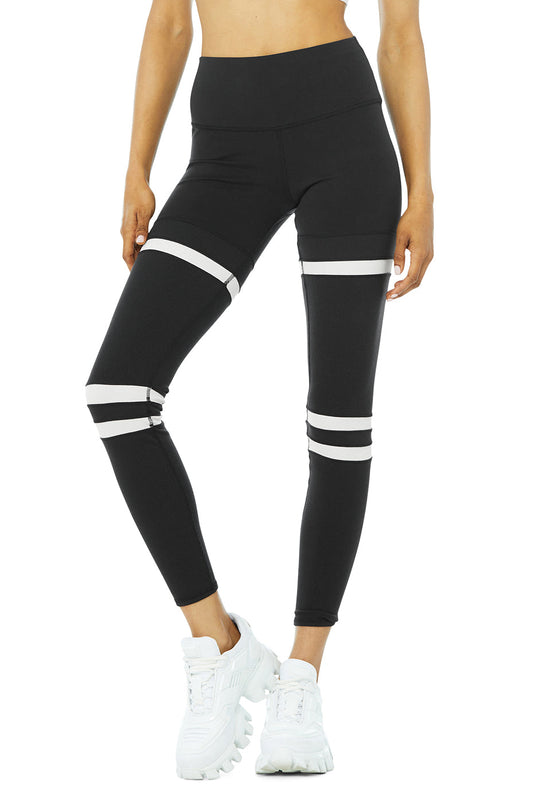 High-Waist Legit Legging - Black/Bone