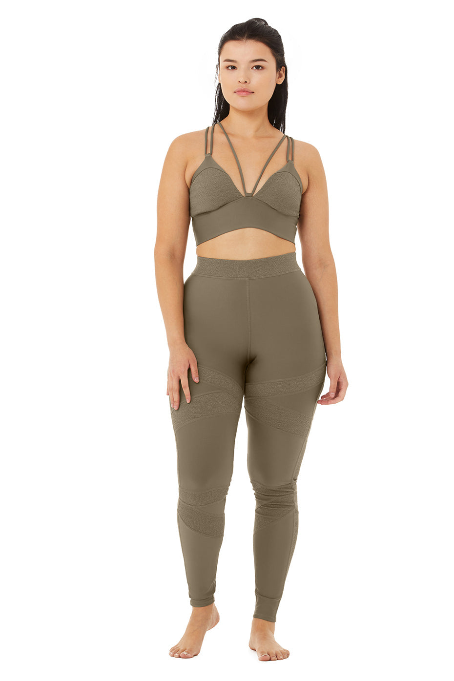 High-Waist Level Up Legging - Olive Branch