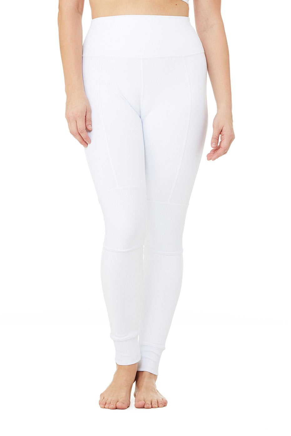 High-Waist Avenue Legging - White