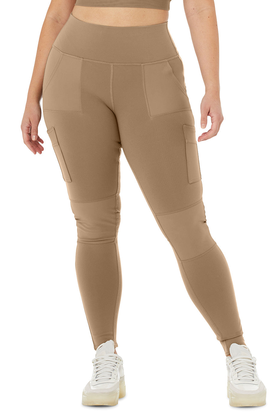 High-Waist Cargo Legging - Gravel