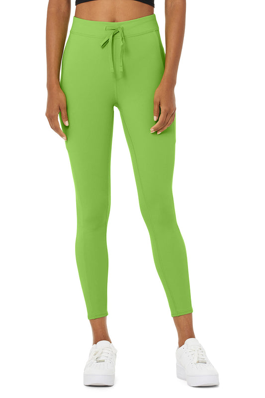 7/8 High-Waist Checkpoint Legging - Green Apple