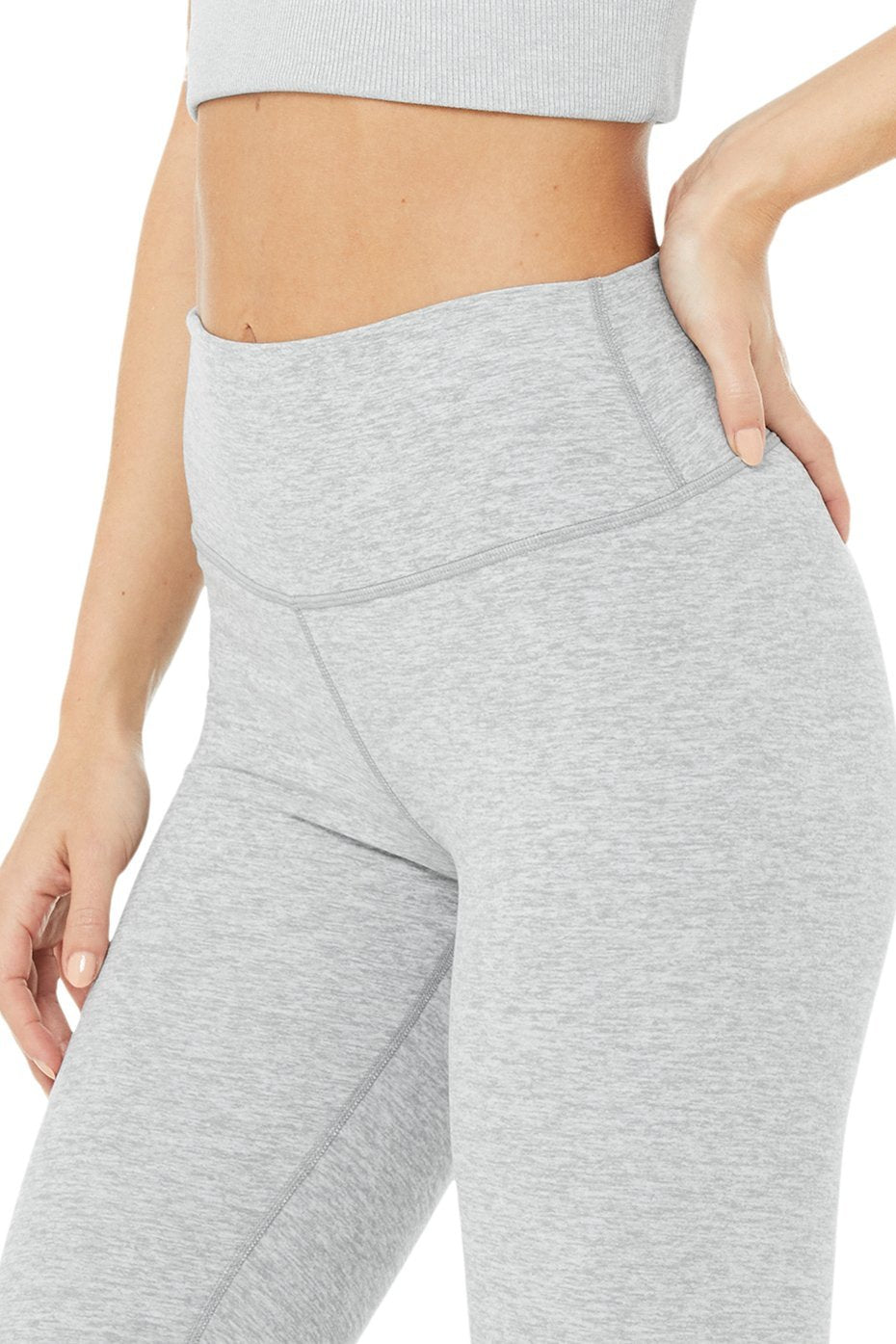 High-Waist Alosoft Highlight Legging - Zinc Heather