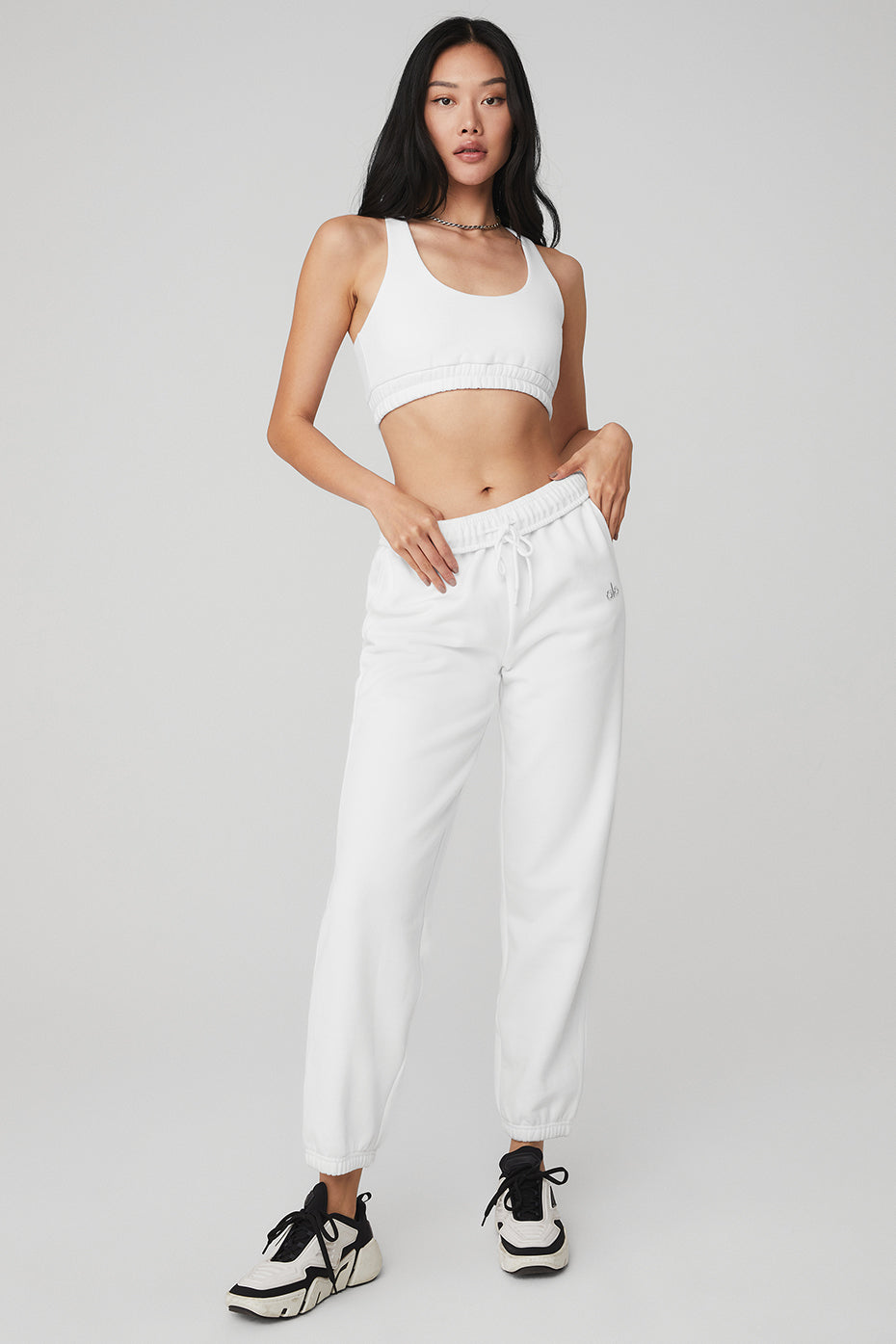 Scoop Neck Sweatshirt Bra & Accolade Sweatpant Set